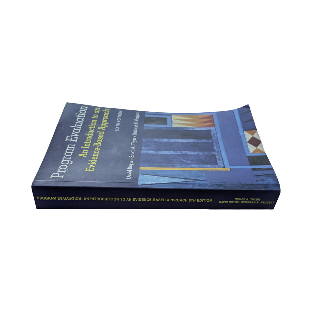 Program Evaluation: An Introduction to an Evidence-Based Approach Textbook 6th - Picture 4 of 9
